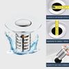 Sink Strainer Rebound Drain Plug Filter Metal Basin Pop-up Sink Filter With Hair Catcher Bathroom Sink Drain Stopper Strainer