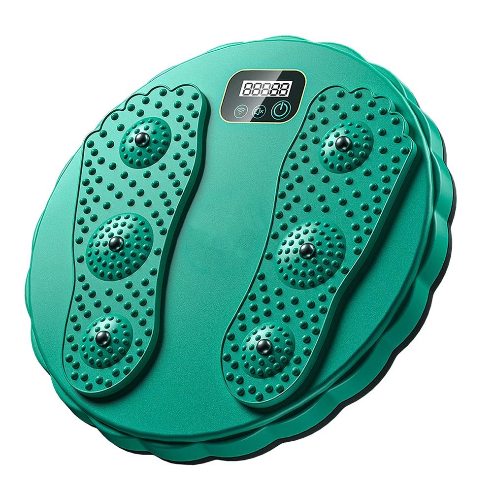 Waist Twisting Disc with Counter Fitness Balance Board LCD Screen Weight Lose Trainer Foot Massage Plate Waist Exercise Equipmen