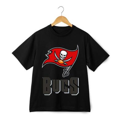 Camiseta Gráfica com Logotipo do Tampa Bay Buccaneers Camiseta de Fã de Time de Futebol Americano da NFL