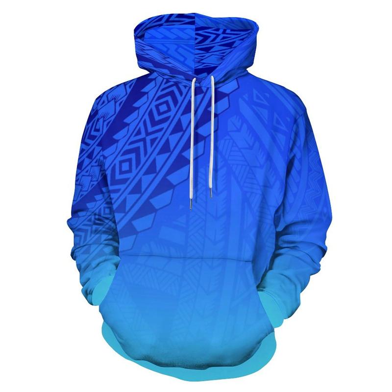 New 3D Polynesian Tattoo Lapu Sun Tribal Graphic Hoodies For Man Women Fashion Hoody Cool Pullovers Streetwear Clothing Harajuku