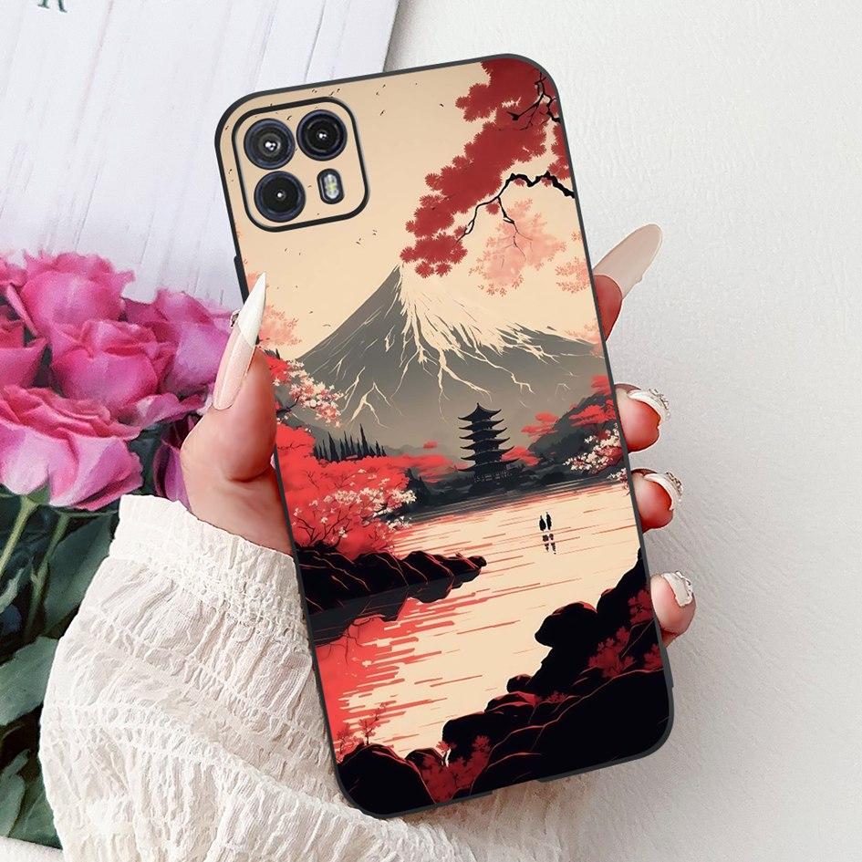 For Motorola Moto G50 Case XT2137-1 XT2137-2 Cover Cute Cat Flower Cartoon TPU Back Shell For Motorola Moto G50 5G XT2149-1 Capa