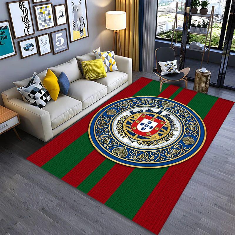 Royal Emblem Fabric carpet Living room and bedroom mats Doormat Art Christmas gifts Doormat