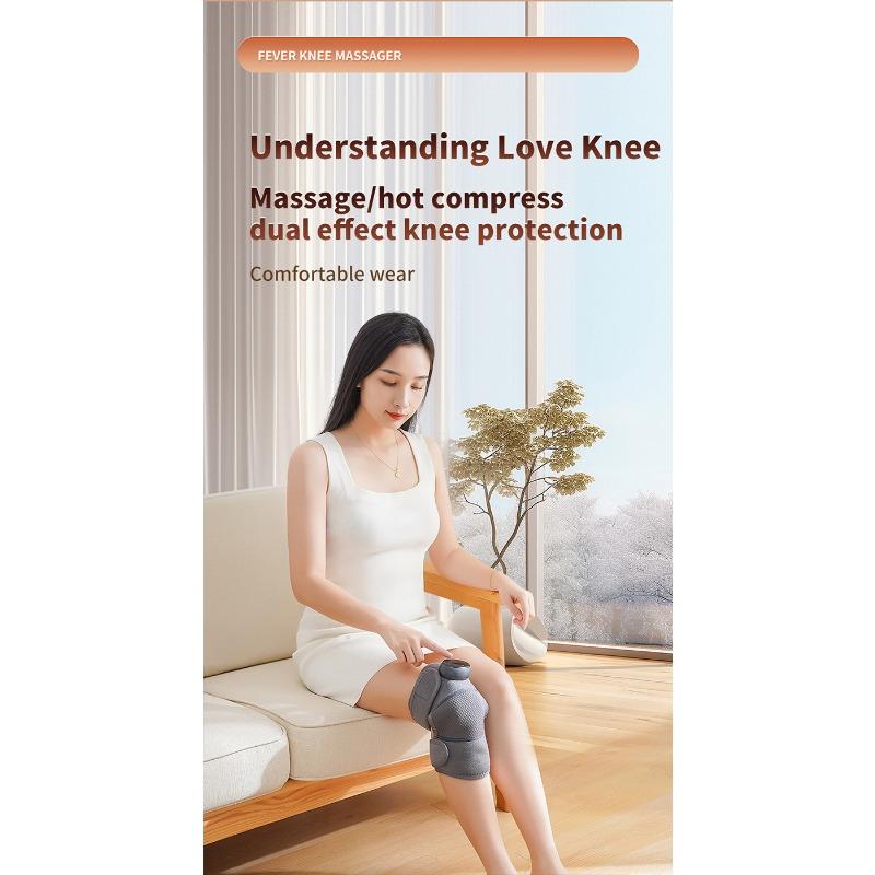 Neu Heizung massage knie pads gemeinsame heiße kompresse warme massage schulter knie ellenbogen drahtlose