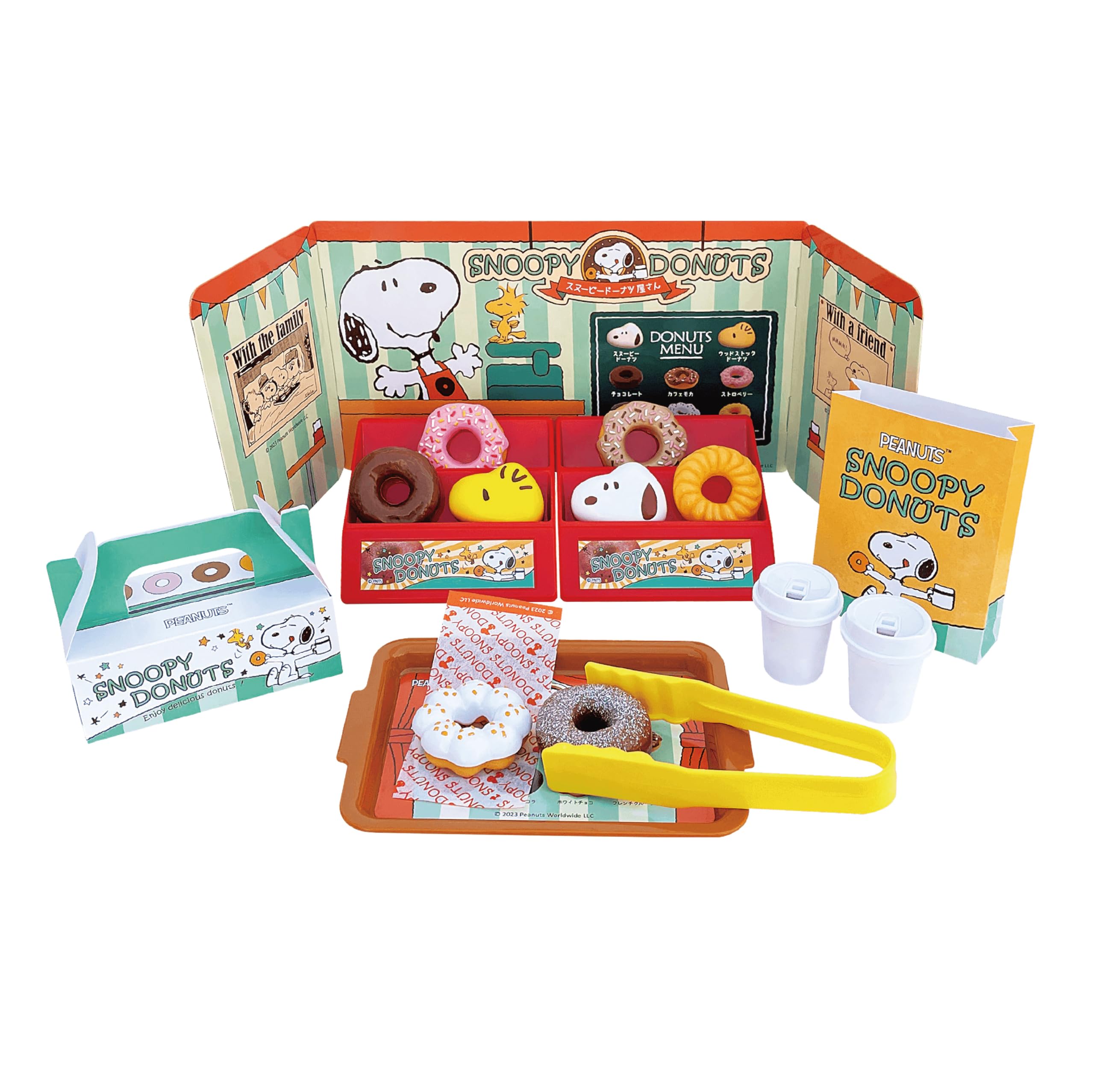 

Ishikawa Toys Snoopy Play House Donut Shop W34 x H24 x D6 cm