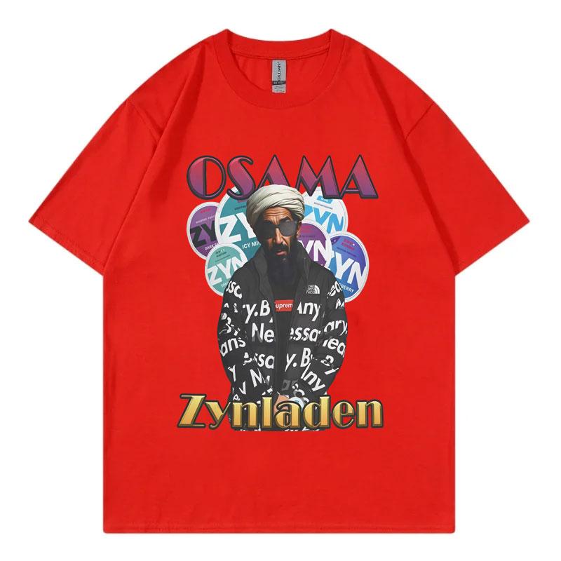 

Osama Zynladen Funny Meme Graphic T Shirts Men Women Clothing Fashion Y2k Tshirt Summer High Quality Cotton Tshirts Streetwear S
