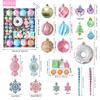 Rainbow Macaron Candy Color Christmas Ornament Set - Gift Box & Party Hanging Decorations
