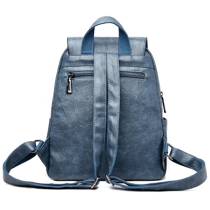 Women Backpack Korean Version of Wild Fashion Simple Backpack Travel Tassel New