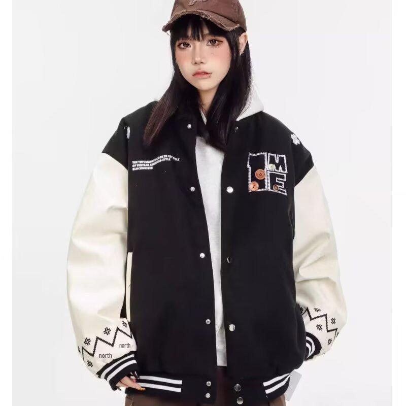 2024 Spring/Autumn Stylish Men's Jacket - High Street Fashion, Hong Kong & Japanese Harajuku/Korean Style, Loose Fit