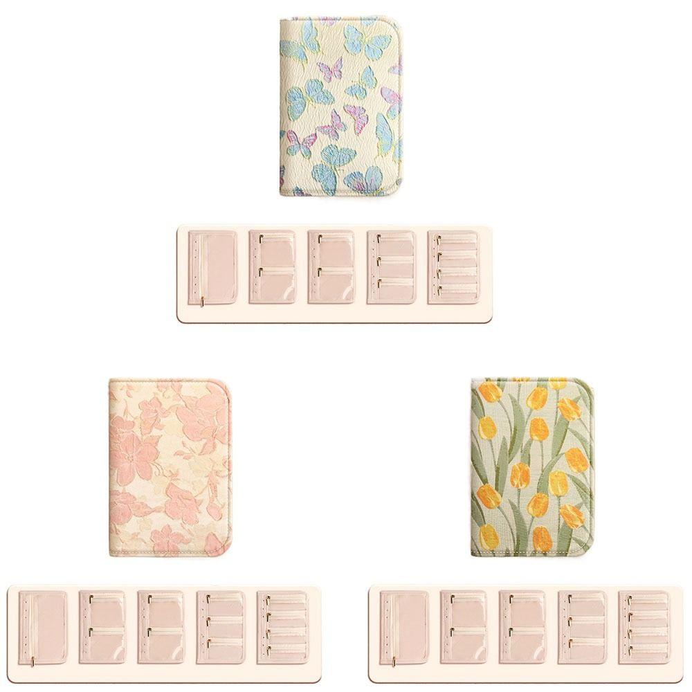 Grid Storage Jewelry Storage Bag Anti-oxidation Notebook Jewelry Handbag Jewelry Organizer  Travel