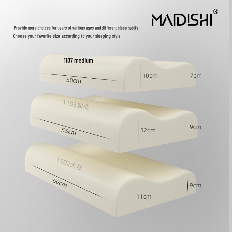 Wave Memory Foam Neck Support Pillow for Home & Hotel