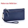 Portefeuille Pochette en Cuir de Vache Grande Capacité pour Femme avec Rangement pour Téléphone