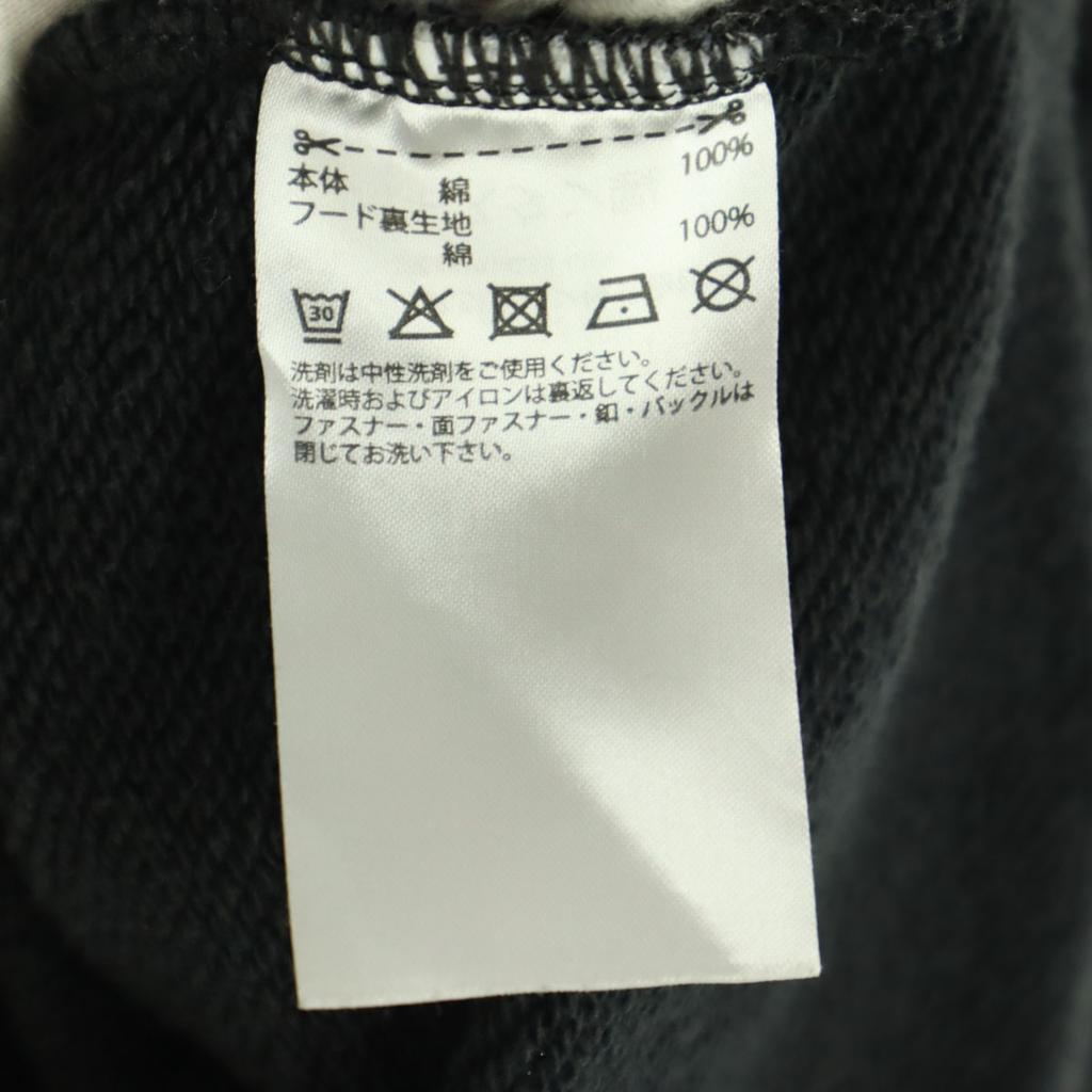 adidas One point logo Long sleeve Zip hoodie M black Women Used