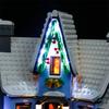 Gör-det-själv LED-belysningskit för LEGO Icons 10293 Jultomtens Besök Byggklossleksak Dekoration Justerbara Belysningstillbehör