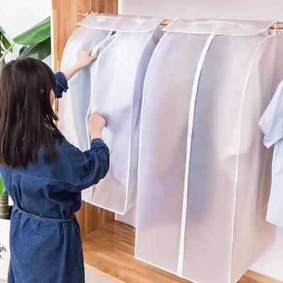 Garment Dust Cover Large Capacity Waterproof Clothes Organizer Transparent Storage Bag PEVA Material 60 30 90cm