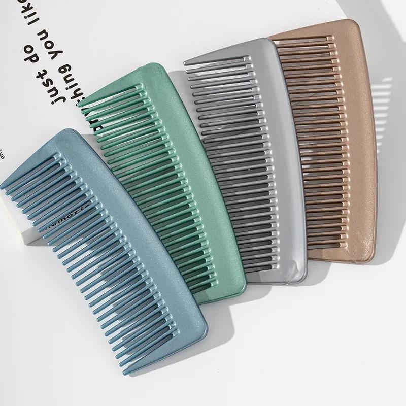 Shunfa Men's Handless Comb Massage Oil Head Back Head Small Comb Wide Tooth Hair Solving Comb Portable Small Portable