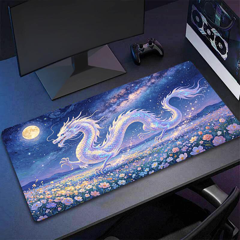 Large Gaming Mouse Pad Abstract Oil Painting Anime Pc Computer Gamer Desk Mat For Cs Go Lol Xxl Laptop Kawaii Mousepad