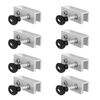 Sliding Security Window Lock with Key Adjustable Window Lock Security Window Stoppers for Patio Bedroom Home and Office