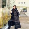Women's Winter Thick Long Jacket Plus Size Parkas Outwear Loose Windproof Hooded Snow Coat Female