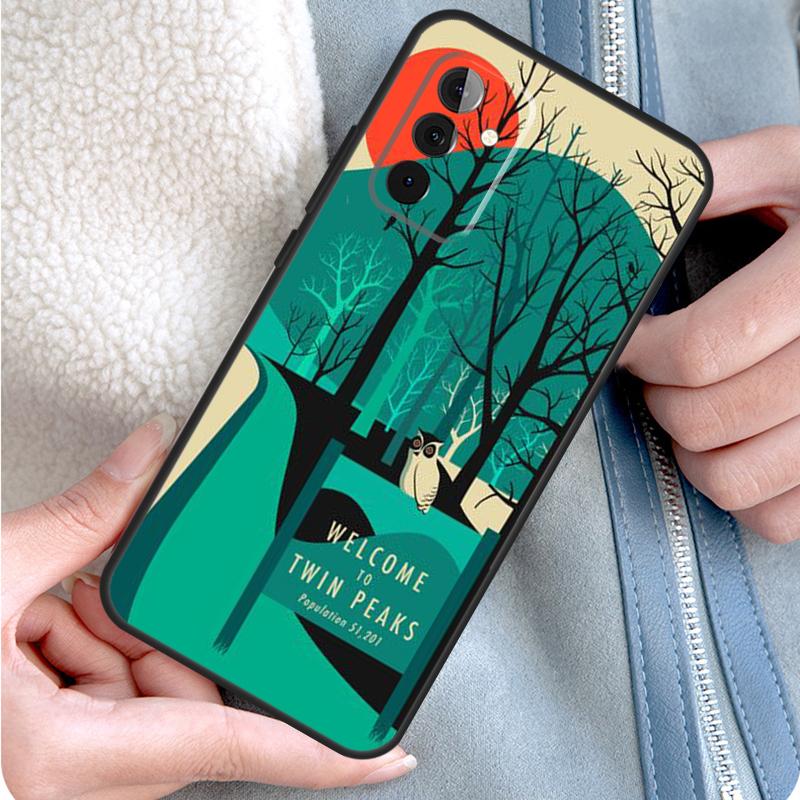 Twin Peaks Phone Case For Samsung Galaxy A15 A25 A35 A55 A54 A34 A14 A13 A33 A53 A12 A32 A52 A71 A51