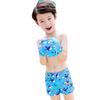 Set de Costume de Baie de Vară cu Desen Animat pentru Băieți, cu Slip și Căciulă pentru Copii și Adolescenți