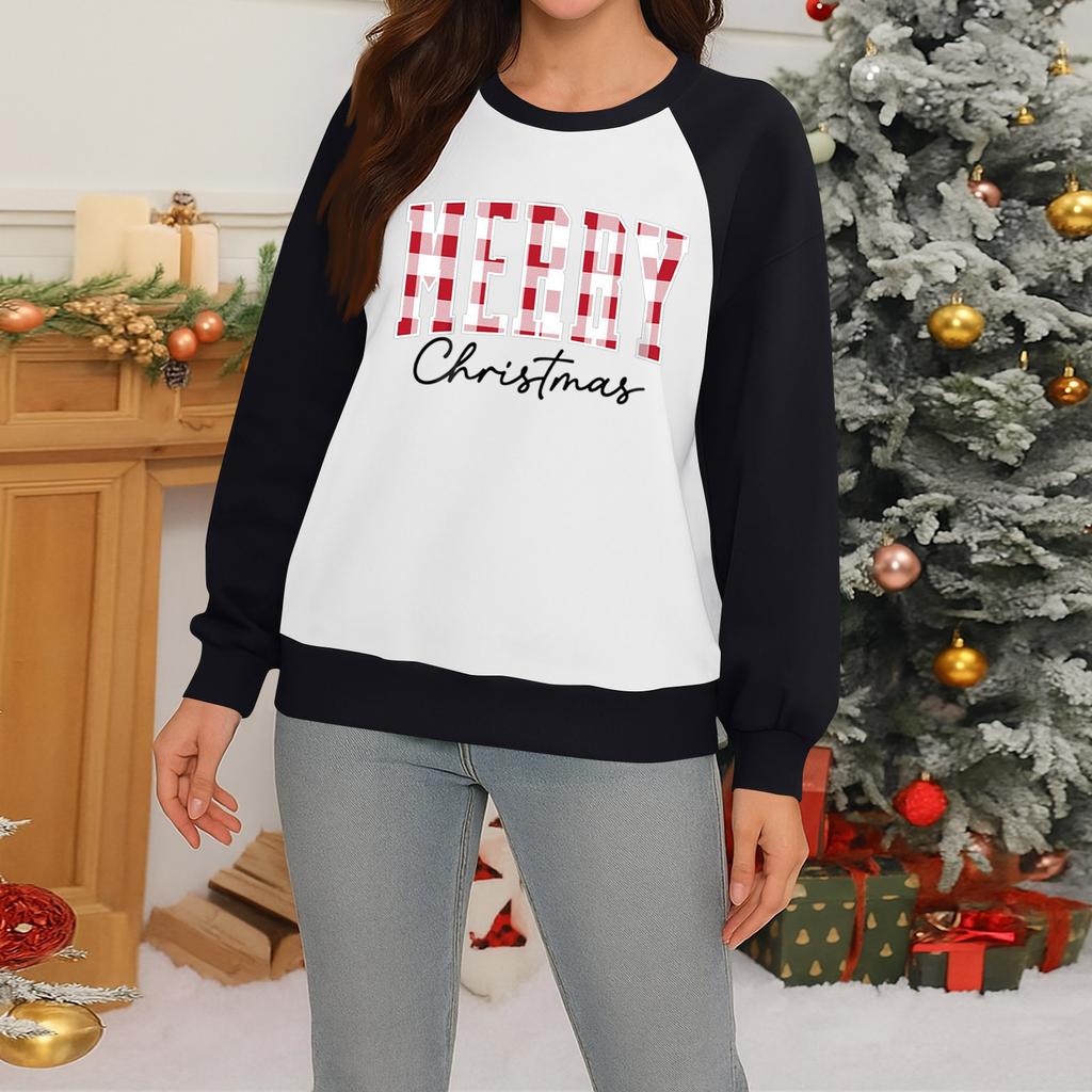 Sweaters For Women  R-neck Striped Cute Color Block Fall Winter Knitted Pullover Tops