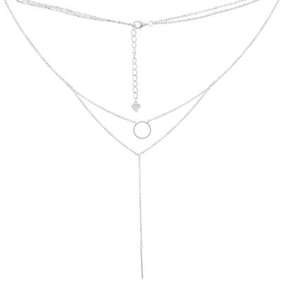 Silver Necklace Without Stones, Item Weight 4.1 G (2215486)
