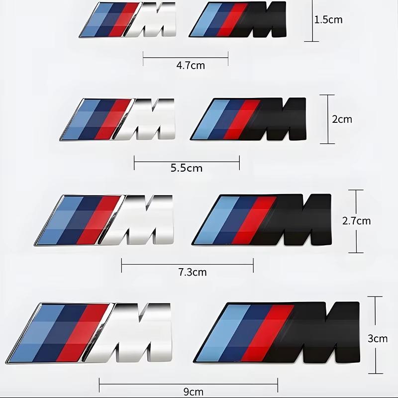 Car Body Sticker M Sports Badge Labeling Stickers Car Grill Badge Sticker For BMW E46 E39 E90 E60 E36 E34 E30 F20 E92 M3 M4 M5