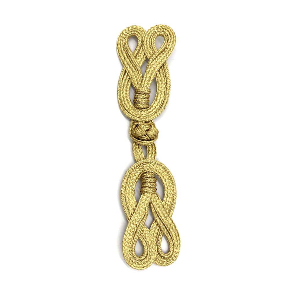 Gold Wire Chinese Buttons Closure Knot Fastener Sewing Handmade Flower Cheongsam Button DIY Shirt Cheongsam Clothing