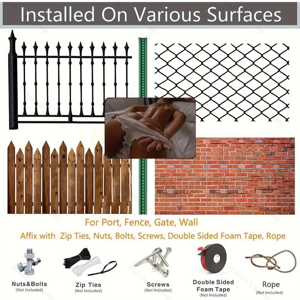 Aluminiowy obraz ścienny przedstawiający spocone pośladki dziewczyny, odporny na warunki atmosferyczne i wytrzymały. Element dekoracyjny do domu, ogrodu, klubów, łatwy do zamontowania w dowolnym miejscu.