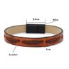Punk Men Leather Bracelet Detachable Magnet Buckle Bangle Hiphop Feather Braclet Gifts For Him Leisure Pulseria Accessoris Joias