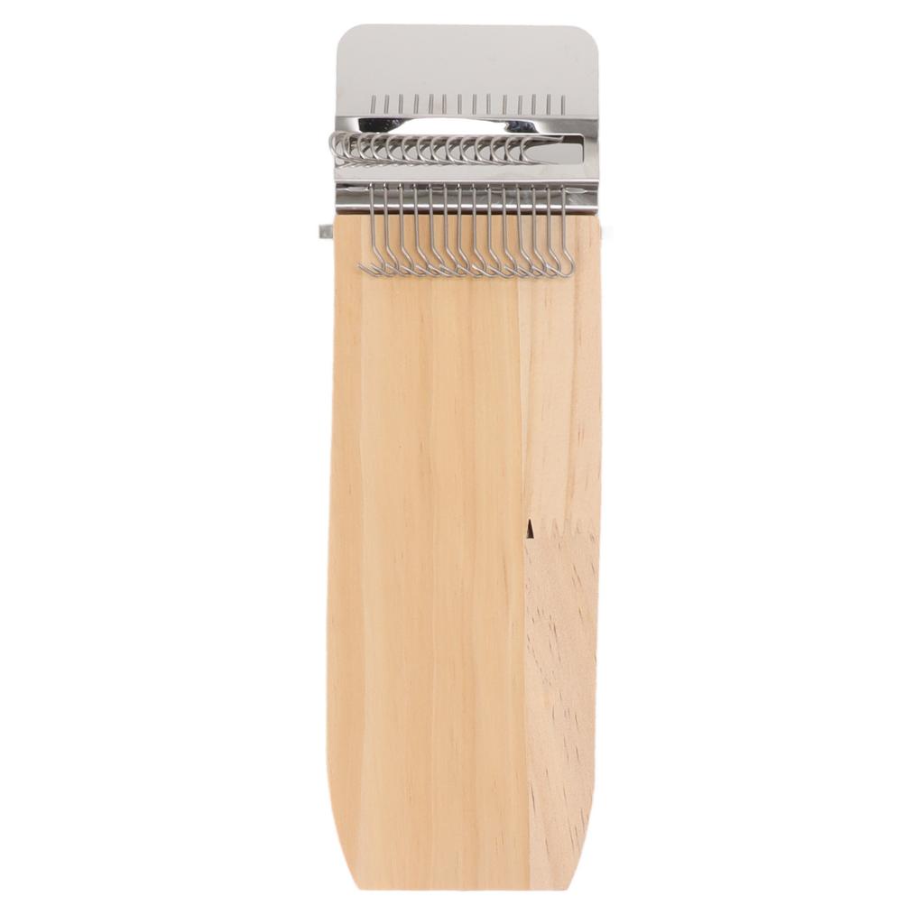 Small Weaving Loom Kit Portable Mini Loom Machine DIY Weaving Repair Tool with 14 Hooks for Socks Clothes