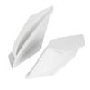 Motorcycle Aerodynamic Winglets Spoiler Wing Universal Modification AccessoryWhite