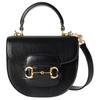 Horsebit 1955 Detachable Shoulder Strap Leather Mini Shoulder Crossbody Bag Women Bags Black 781387-1AAQD-1000
