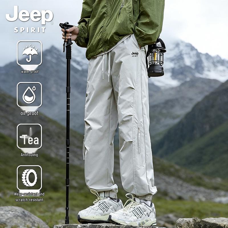 

JEEP SPIRIT Men s Loose Fit Cargo Jogger Pants 4XL