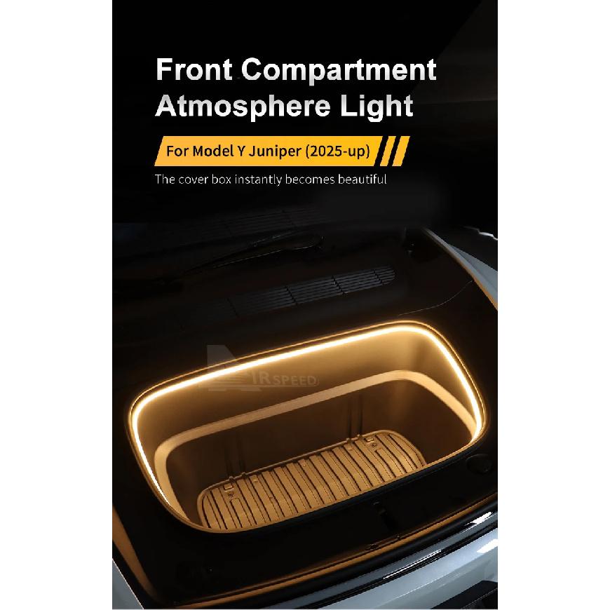 Front Trunk Light for Tesla Model Y Juniper Launch 2025 Magnetic Induction Switch LED Light Trim Car Accessories