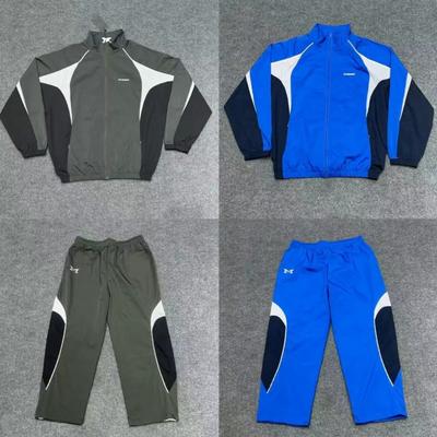 Mens Cotton Streetwear Hooded Windbreaker Shorts Set Casual Outfit 2025