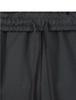 Enbiei Single-Pleat Wide Bermuda Sweatpants Dark Gray