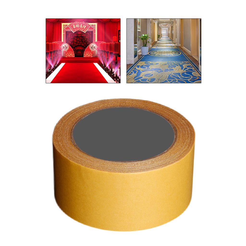 Cloth Based Tape 2 Sided Strong Adhesive Clear Removable Easy Mounting for Wedding Carpet 20mmx10meter