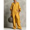 2026 Womens Asymmetrical Shirt Set Casual Urban Fashion Long Sleeve Pants