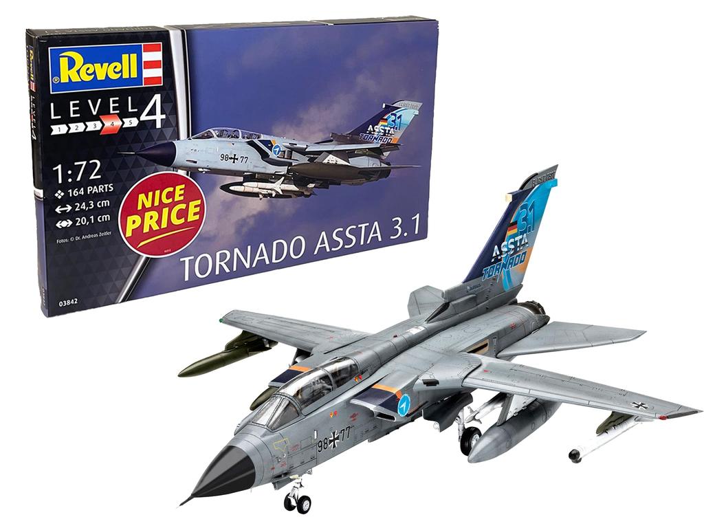 German Revell Tornado ASSTA Plastic Model Kit 03842 1/72 3.1