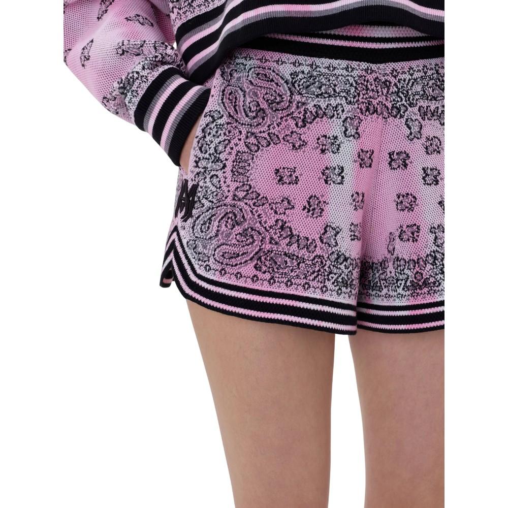 Amiri Womens/Ladies Knitted Bandana Basketball Shorts