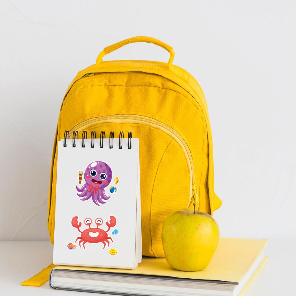 Adorable Ocean Animal Kids Cartoon Interactive Puzzle Diy Sticker Set For Family Fun