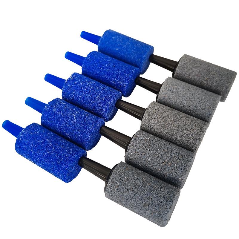 Aquarium Oxygen Pump Bubble Stone Set - Long Air Stone Aeration Head