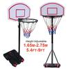 Outdoor-Sport Verstellbares Schießgestell Korbkorb Korbbrett Ausrüstung Erwachsene Kinder Indoor Mobiler Basketballständer Korb