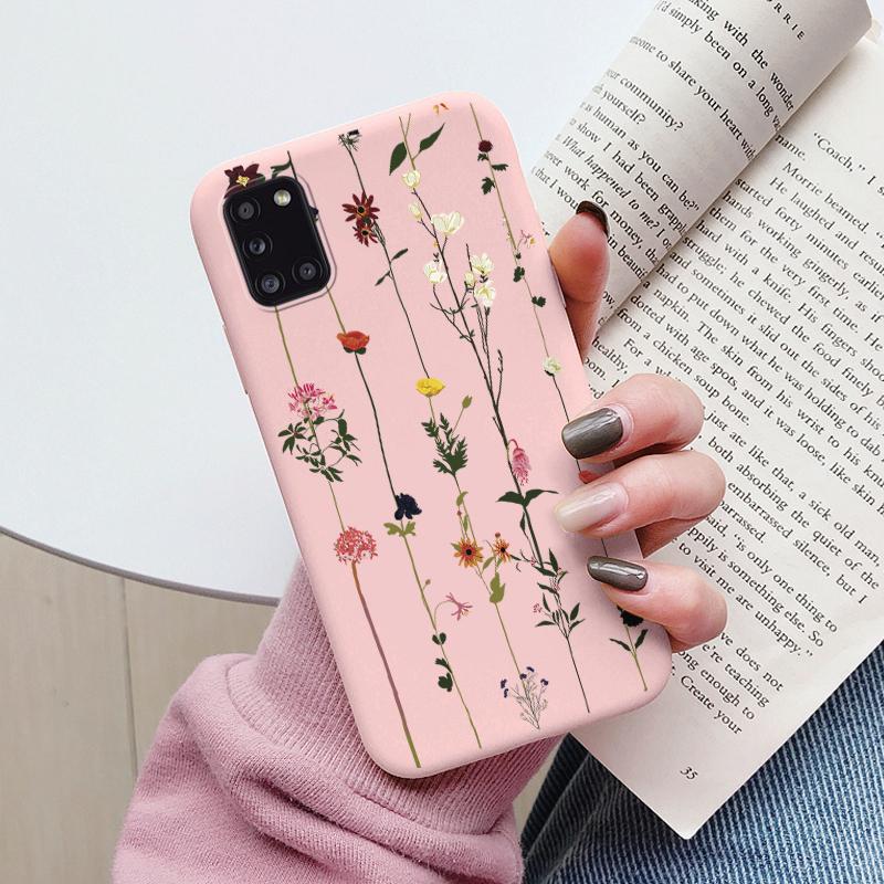 

Soft Case For Samsung Galaxy A31 A51 A71 A70 A52 A53 A56 A16 A26 Phone Cover Cute Flowers Butterfly Fundas Coque Bumper Cases Samsung A31