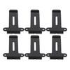 6pcs Radio Belt Clip Replacement with Screws Heavy Duty Metal Back Clip for Linton LT 6100 Radio