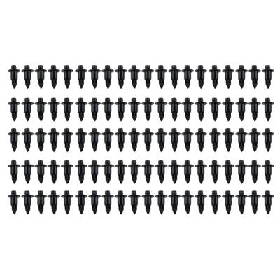 100pcs Motorcycle Fasteners Easy Installation Rusts  Resistant Plastic Clips Motorcycle Screw Clips for Bikes & Maintainance