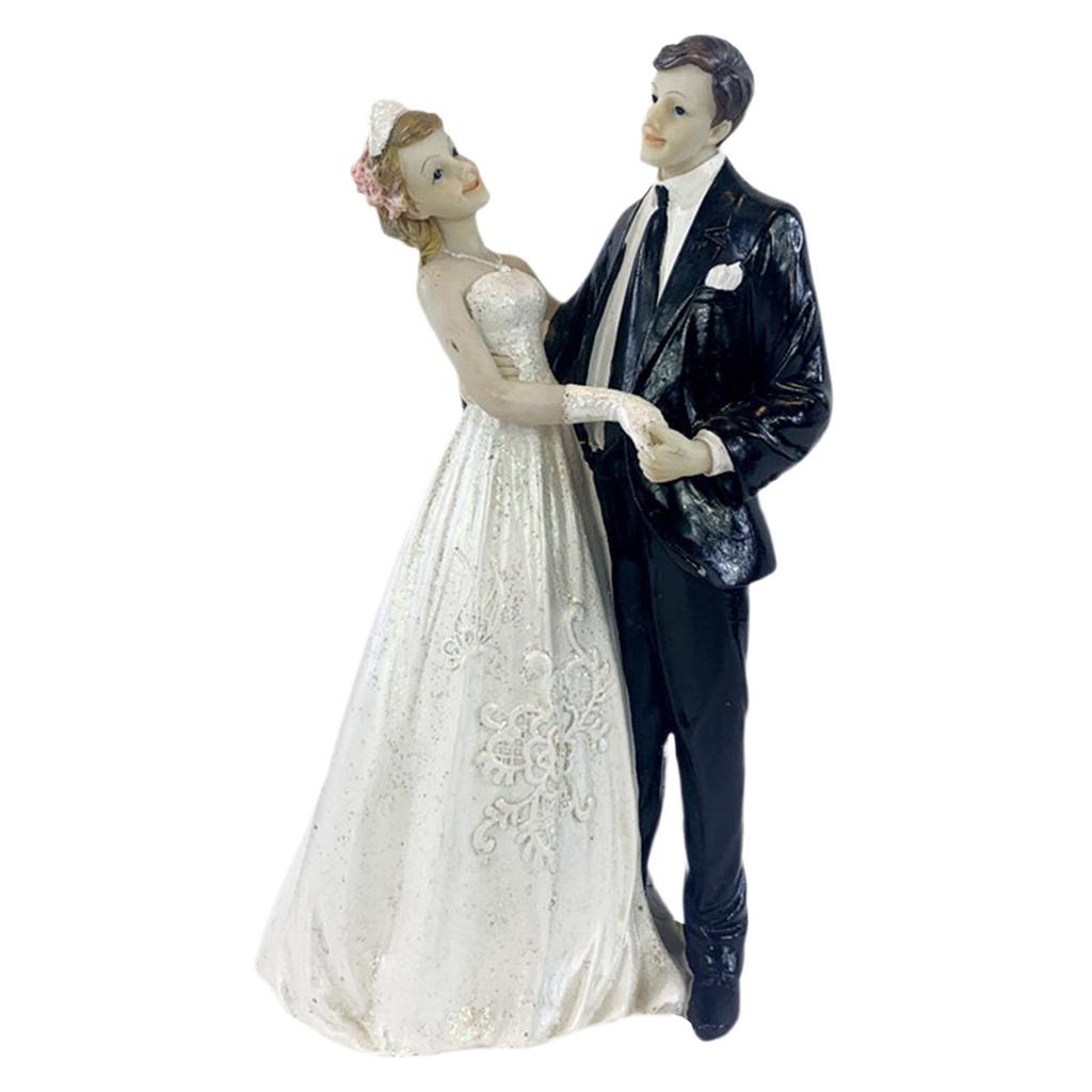 Wedding Cake Figure Cake Decoration Wedding Pair Groom And Bride Modern