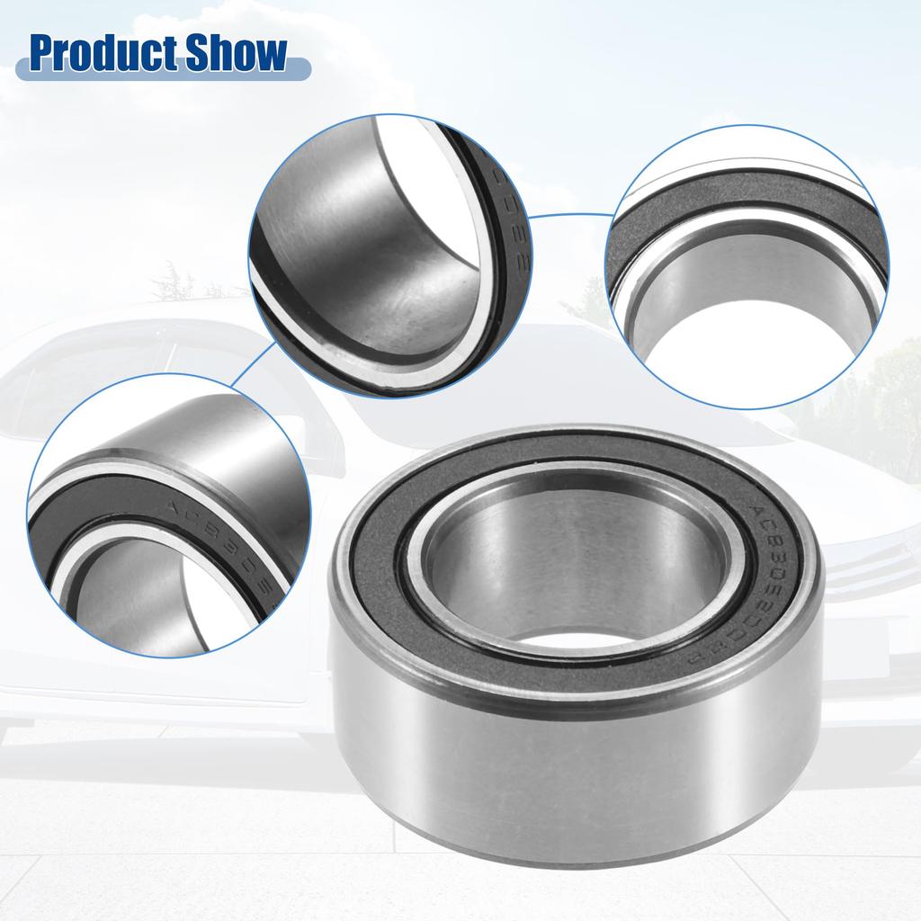 ACROPIX Universal Car Air Conditioner A/C Compressor Clutch Bearing 30mm Inner Diameter x 52mm