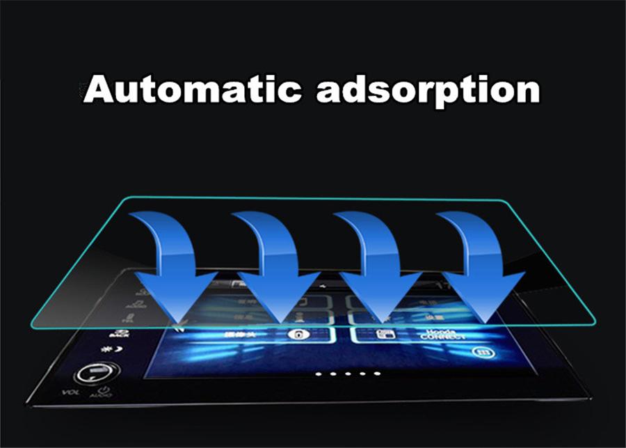 

9 Car Stereo Radio Tempered Glass Screen Protector Film Sticker Anti-scratch